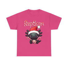 Load image into Gallery viewer, Repticon Unisex Heavy Cotton Tee w/ Axolotl Santa
