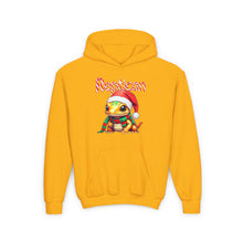 Load image into Gallery viewer, Repticon Youth Heavy Blend Hooded Sweatshirt w/ Amphibian Santa
