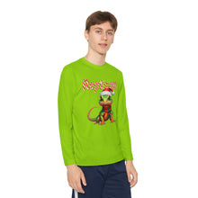 Load image into Gallery viewer, Repticon Youth Long Sleeve Competitor Tee w/ Lizard Santa
