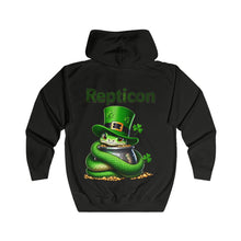 Load image into Gallery viewer, Repticon Unisex Full Zip Hoodie w/ Snake

