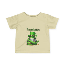 Load image into Gallery viewer, Repticon Infant Fine Jersey Tee w/ Snake
