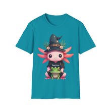 Load image into Gallery viewer, Repticon Unisex Softstyle T-Shirt w/ Axolotl
