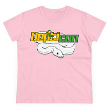 Load image into Gallery viewer, Repticon Women&#39;s Midweight Cotton Tee w/ White Ball Python
