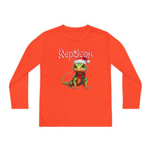 Load image into Gallery viewer, Repticon Youth Long Sleeve Competitor Tee w/ Lizard Santa
