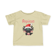 Load image into Gallery viewer, Repticon Infant Fine Jersey Tee w/ Axolotl Santa
