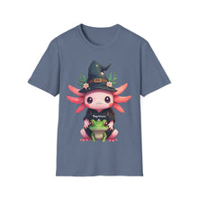 Load image into Gallery viewer, Repticon Unisex Softstyle T-Shirt w/ Axolotl
