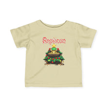 Load image into Gallery viewer, Repticon Infant Fine Jersey Tee w/ Toad Christmas Tree
