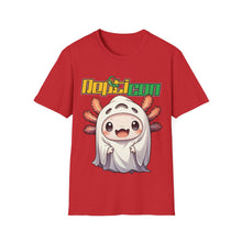 Load image into Gallery viewer, Repticon Unisex Softstyle T-Shirt w/ Axolotl Ghost
