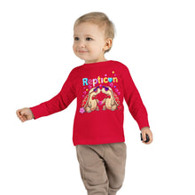 Load image into Gallery viewer, Repticon Toddler Long Sleeve Tee w/ Valentine Tortoises
