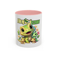 Load image into Gallery viewer, Repticon Accent Coffee Mug w/ Lizards
