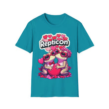 Load image into Gallery viewer, Repticon Unisex Softstyle T-Shirt w/ Valentine Toads
