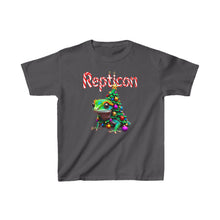 Load image into Gallery viewer, Repticon Kids Heavy Cotton™ Tee w/ Gecko Christmas Tree
