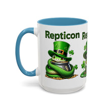 Load image into Gallery viewer, Repticon Accent Coffee Mug w/ St. Patrick&#39;s Day
