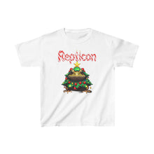 Load image into Gallery viewer, Repticon Kids Heavy Cotton™ Tee w/ Toad Christmas Tree
