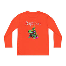 Load image into Gallery viewer, Repticon Youth Long Sleeve Competitor Tee w/ Gecko Christmas Tree
