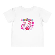 Load image into Gallery viewer, Repticon Toddler Short Sleeve Tee w/ Valentine Axolotls
