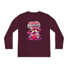 Load image into Gallery viewer, Repticon Youth Long Sleeve Competitor Tee w/ Valentine Toads
