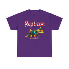 Load image into Gallery viewer, Repticon Unisex Heavy Cotton Tee w/ Crested Gecko Christmas Tree
