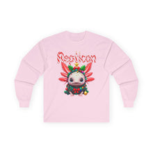 Load image into Gallery viewer, Repticon Unisex Ultra Cotton Long Sleeve Tee w/ Axolotl Christmas Tree
