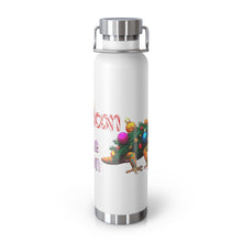 Load image into Gallery viewer, Repticon Copper Vacuum Insulated Bottle, 22oz w/ Crested Gecko Christmas Tree
