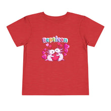 Load image into Gallery viewer, Repticon Toddler Short Sleeve Tee w/ Valentine Axolotls
