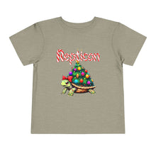 Load image into Gallery viewer, Repticon Toddler Short Sleeve Tee w/ Tortoise Christmas Tree
