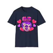 Load image into Gallery viewer, Repticon Unisex Softstyle T-Shirt w/ Valentine Crested Geckos
