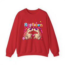 Load image into Gallery viewer, Repticon Unisex Heavy Blend™ Crewneck Sweatshirt w/ Valentine Tortoises
