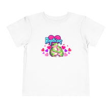 Load image into Gallery viewer, Repticon Toddler Short Sleeve Tee w/ Valentine Frogs
