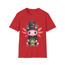 Load image into Gallery viewer, Repticon Unisex Softstyle T-Shirt w/ Axolotl
