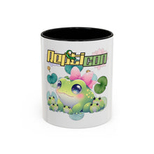 Load image into Gallery viewer, Repticon Accent Coffee Mug w/ Frogs
