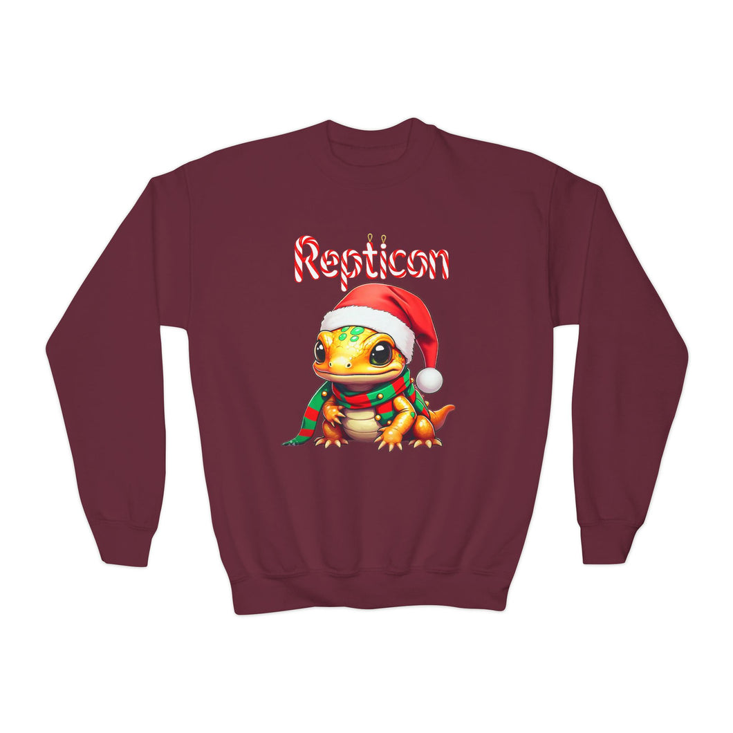 Repticon Youth Crewneck Sweatshirt w/ Amphibian Santa