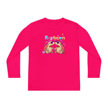 Load image into Gallery viewer, Repticon Youth Long Sleeve Competitor Tee w/ Valentine Tortoises
