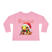 Load image into Gallery viewer, Repticon Toddler Long Sleeve Tee w/ Amphibian Santa
