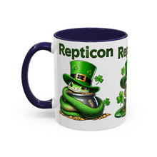 Load image into Gallery viewer, Repticon Accent Coffee Mug w/ St. Patrick&#39;s Day
