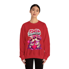 Load image into Gallery viewer, Repticon Unisex Heavy Blend™ Crewneck Sweatshirt w/ Valentine Toads
