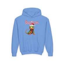 Load image into Gallery viewer, Repticon Youth Heavy Blend Hooded Sweatshirt w/ Lizard Santa
