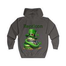 Load image into Gallery viewer, Repticon Unisex Full Zip Hoodie w/ Snake
