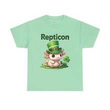 Load image into Gallery viewer, Repticon Unisex Heavy Cotton Tee w/ Axolotl
