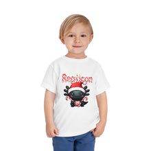 Load image into Gallery viewer, Repticon Toddler Short Sleeve Tee w/ Axolotl Santa
