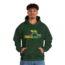 Load image into Gallery viewer, Repticon Men&#39;s Heavy Blend™ Hooded Sweatshirt w/ Red-Eyed Tree Frog
