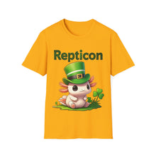 Load image into Gallery viewer, Repticon Unisex Softstyle T-Shirt w/ Axolotl
