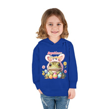 Load image into Gallery viewer, Repticon Toddler Pullover Fleece Hoodie w/ Easter Frog
