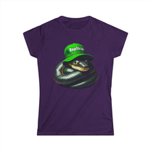 Load image into Gallery viewer, Repticon Women&#39;s Softstyle Tee w/ Black Snake
