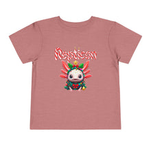 Load image into Gallery viewer, Repticon Toddler Short Sleeve Tee w/ Axolotl Christmas Tree
