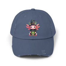 Load image into Gallery viewer, Repticon Unisex Distressed Cap w/ Axolotl
