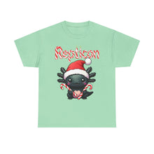 Load image into Gallery viewer, Repticon Unisex Heavy Cotton Tee w/ Axolotl Santa
