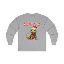 Load image into Gallery viewer, Unisex Ultra Cotton Long Sleeve Tee w/ Lizard Santa
