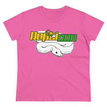 Load image into Gallery viewer, Repticon Women&#39;s Midweight Cotton Tee w/ White Ball Python
