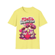 Load image into Gallery viewer, Repticon Unisex Softstyle T-Shirt w/ Valentine Toads
